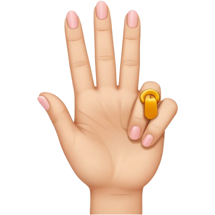 hand emoji with index and thumb showing a letter "L" while the middle finger, ring finger, and pinky finger is closed showing a "B" emoji