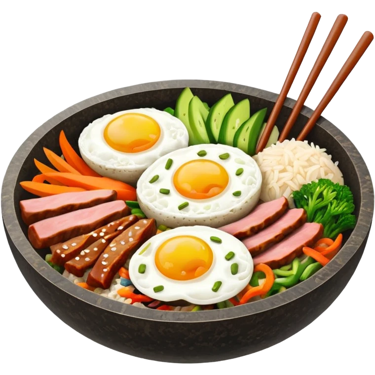 Create an emoji for Korean ishiyaki bibinba   emoji