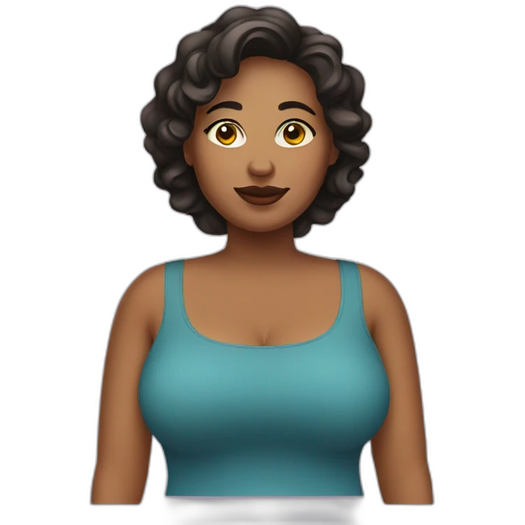 plus size woman emoji