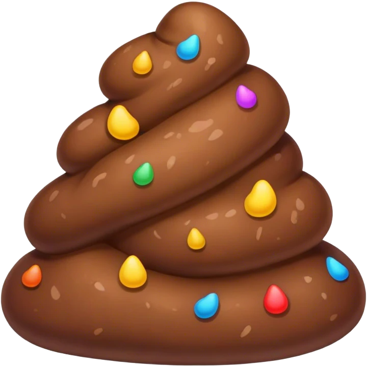 Caca multicolore  emoji