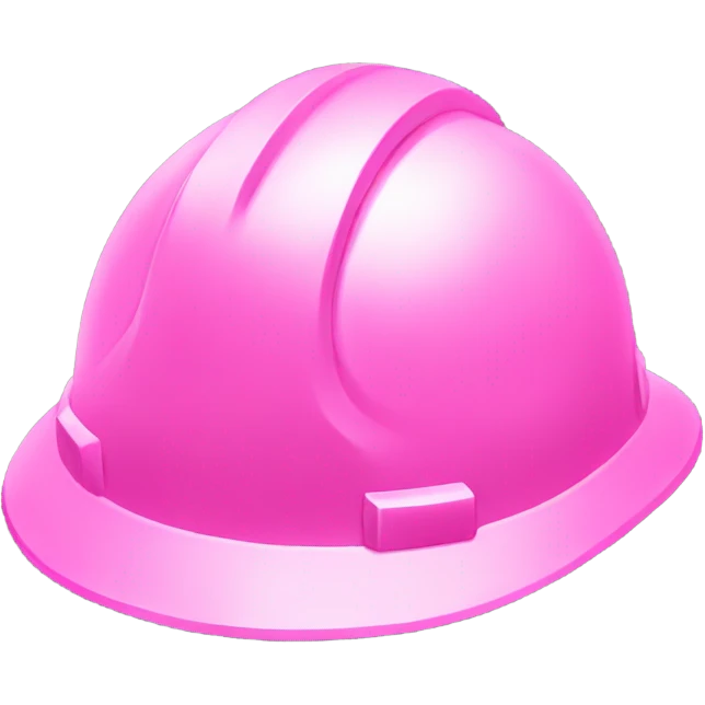 pink hard hat emoji
