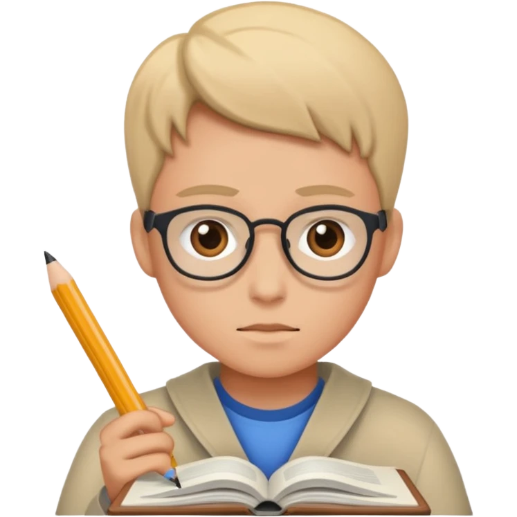 persona est6udiando emoji