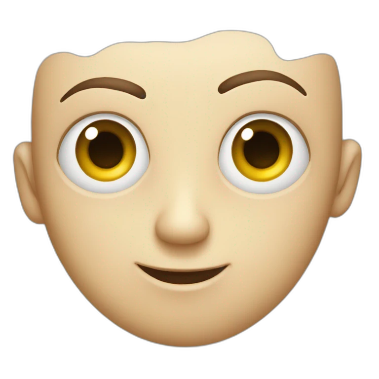 Caca avec des yeux emoji