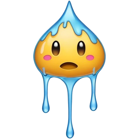 Make a white emojis Showing MD in a drippy font emoji