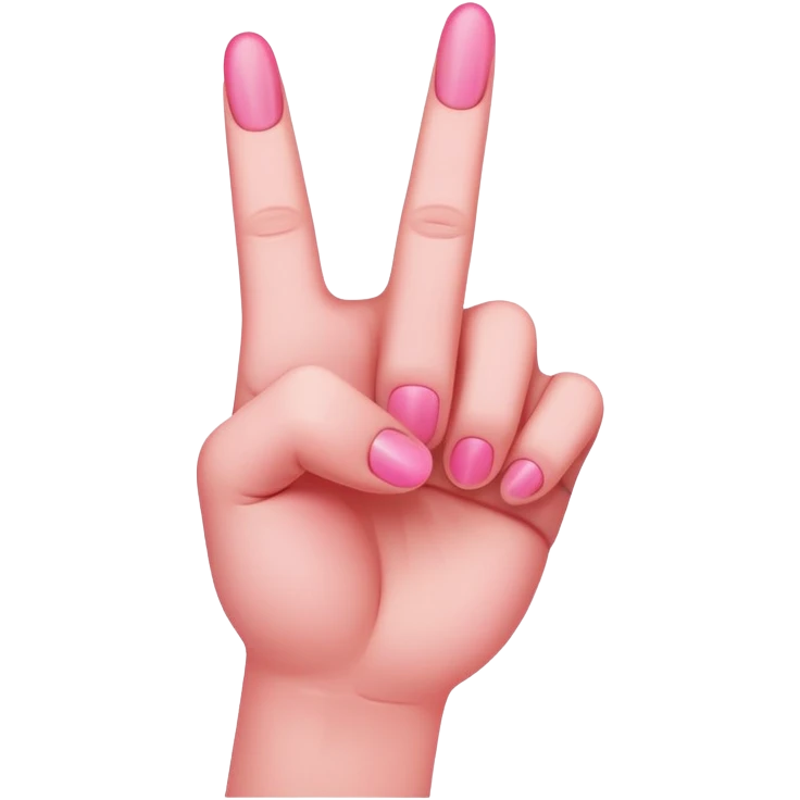 pink middle finger emoji