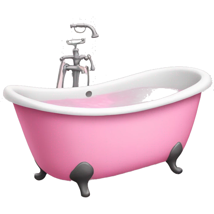 Pink Bath  emoji
