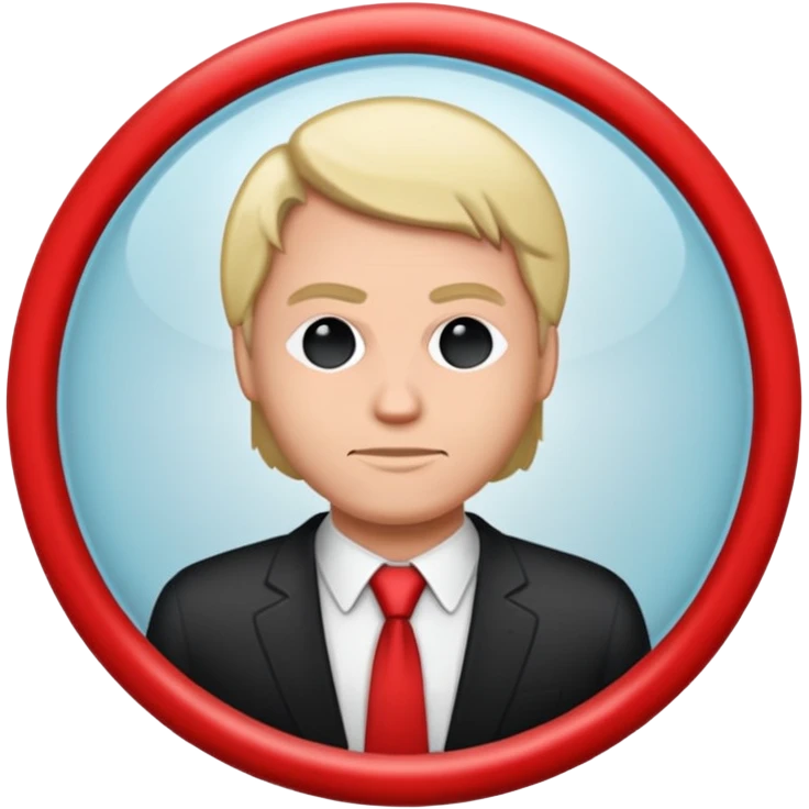 emoji Frontière avec une bulle marqué Ban en rapport avec un serveur gta rp emoji