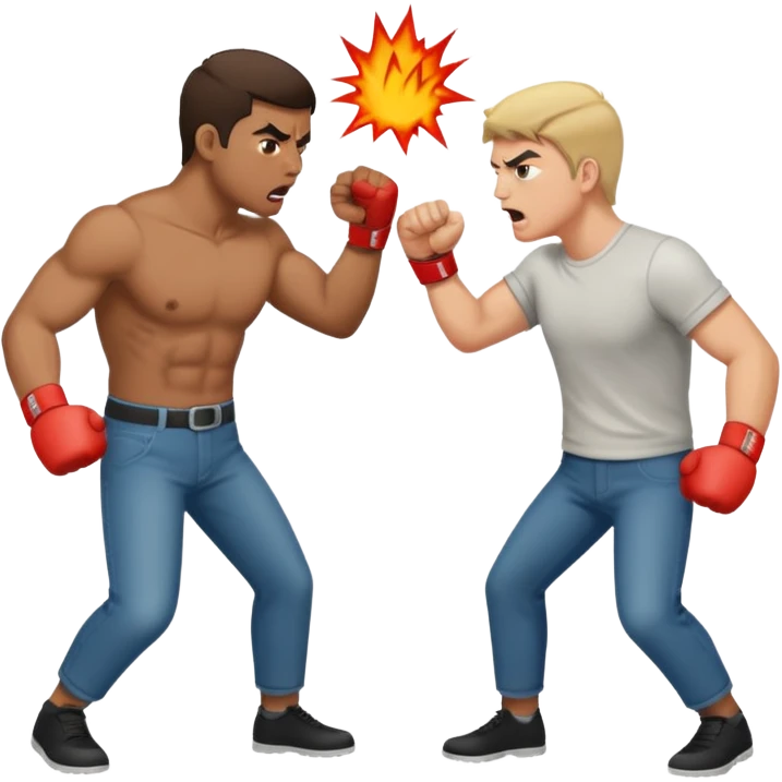 Punching someone emoji