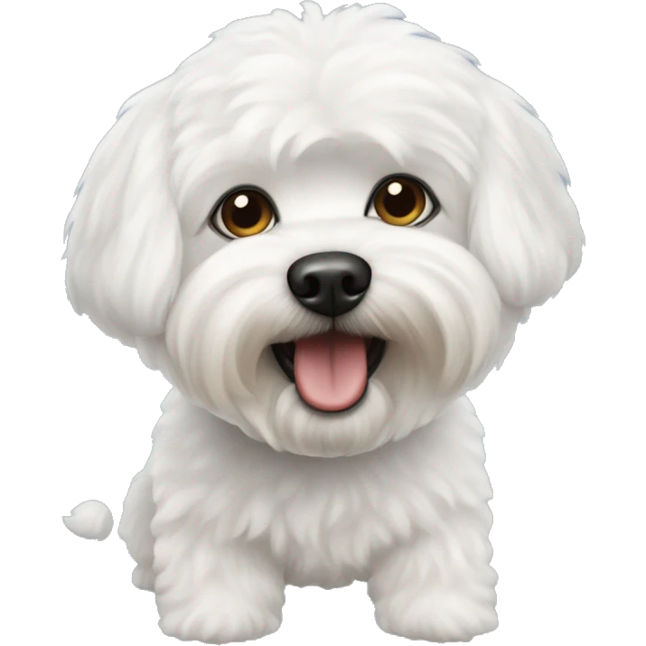 Bichon frise and yorkshire emoji