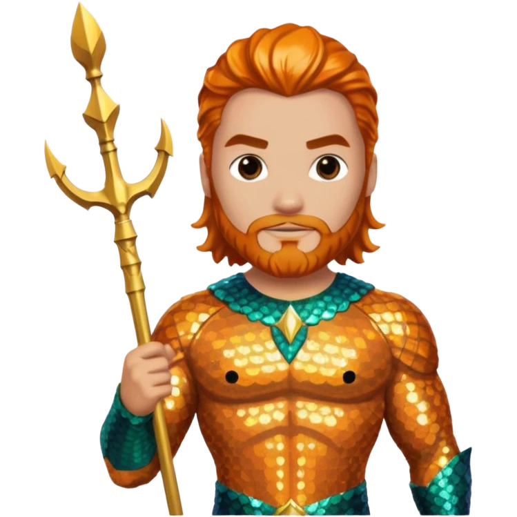 Aquaman with Sequin Outfit emoji