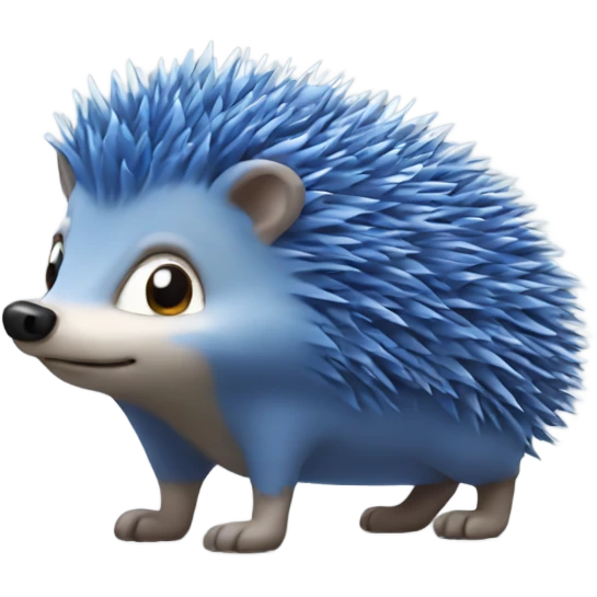 Blue hedgehog emoji