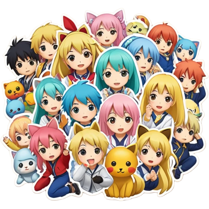 anime 18+ stickers emoji