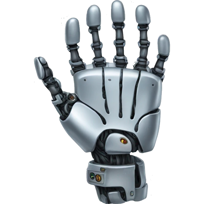 robot hand emoji