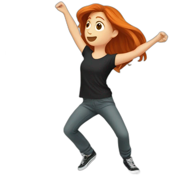 Rousse qui dab emoji