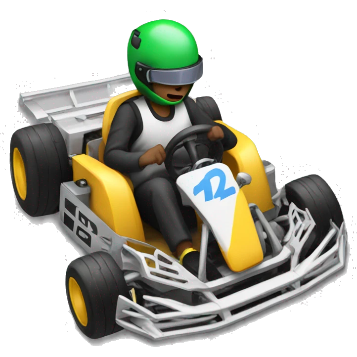 2 karts that crash emoji
