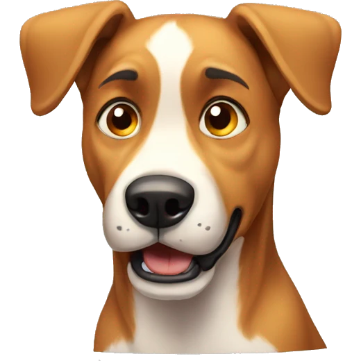 scared dog emoji