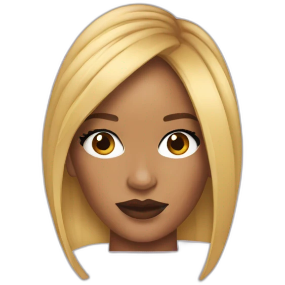 Rihanna qui boude emoji