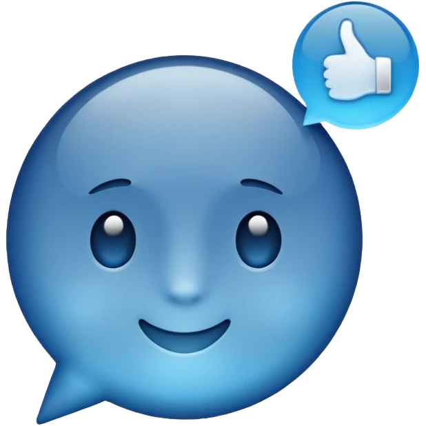 Blue tick emoji