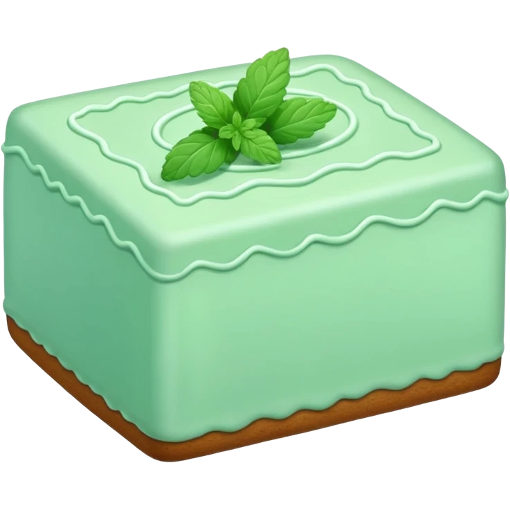 Mint cake emoji
