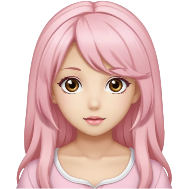 Light Pink Hime Gyaru Girl emoji