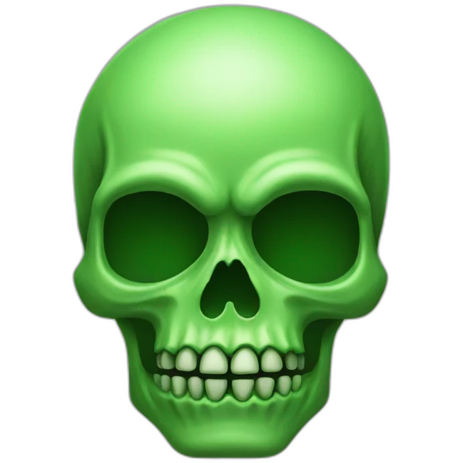 green skull emoji