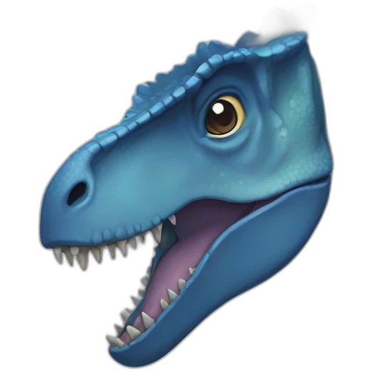 tyrannosaurus-blue-arc-en-ciel emoji