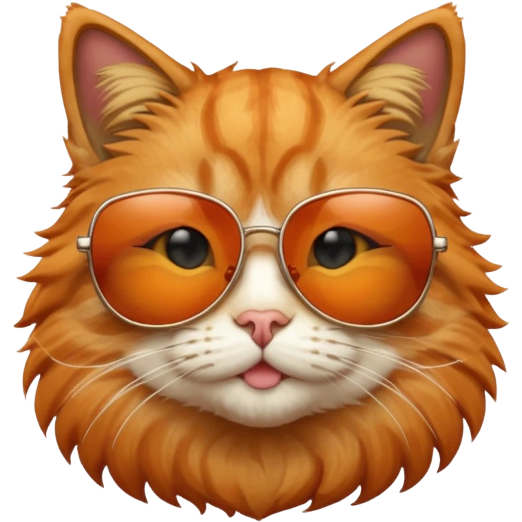 Cat wearing sunglasses emoji