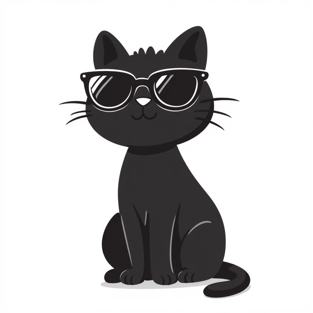 cat wearing sunglasses emoji