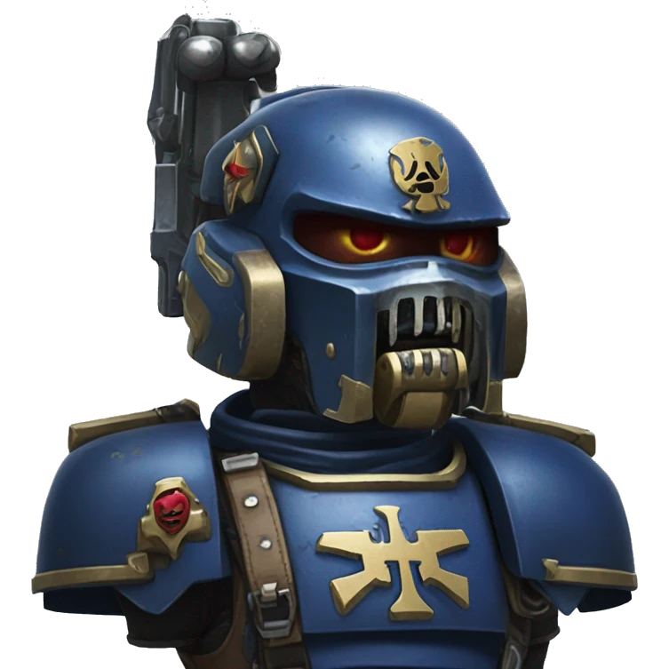 Ultra marine Warhammer 40k emoji