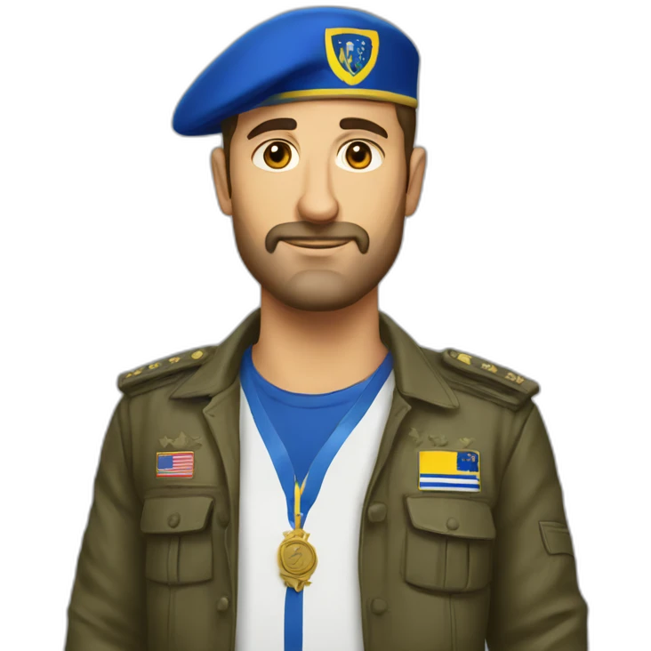 Bosnian patriot emoji