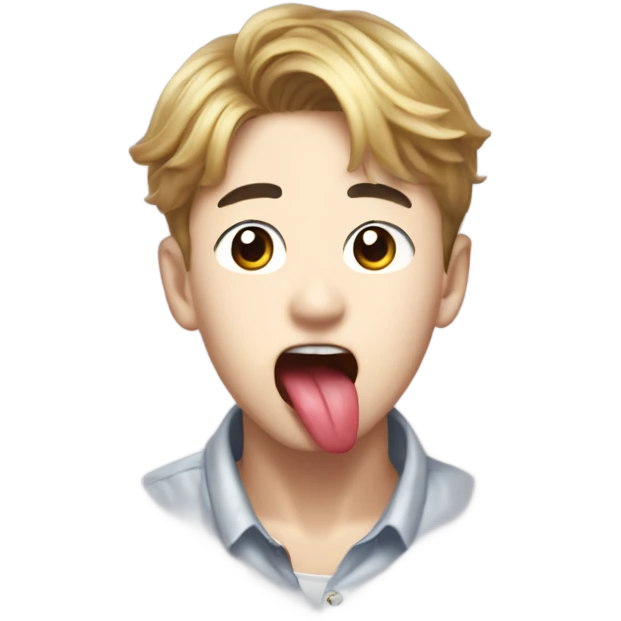 enhypen sunghoon sticking out his tongue  emoji