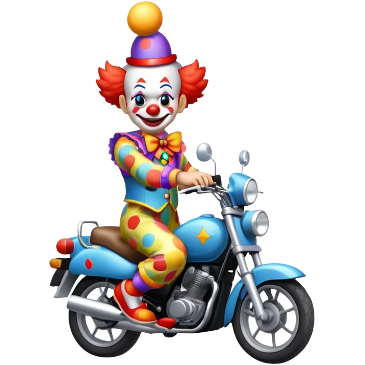 Clown on Suzuki  emoji