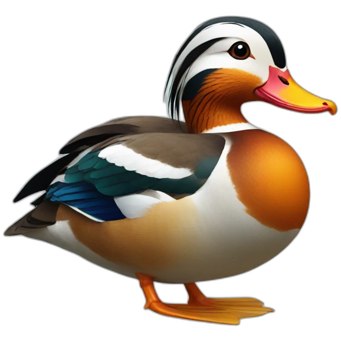 Mandarin duck emoji