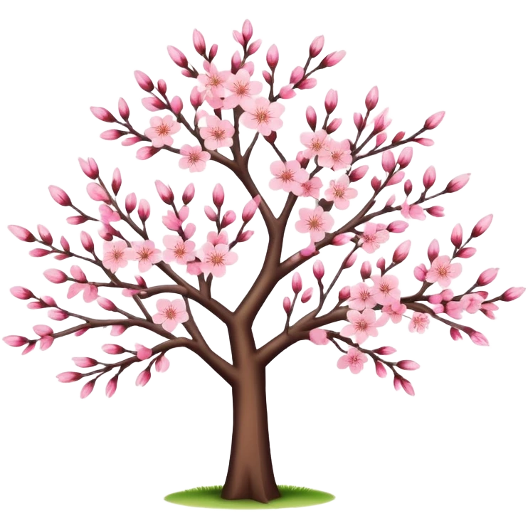 cherry blossom tree in full bloom emoji