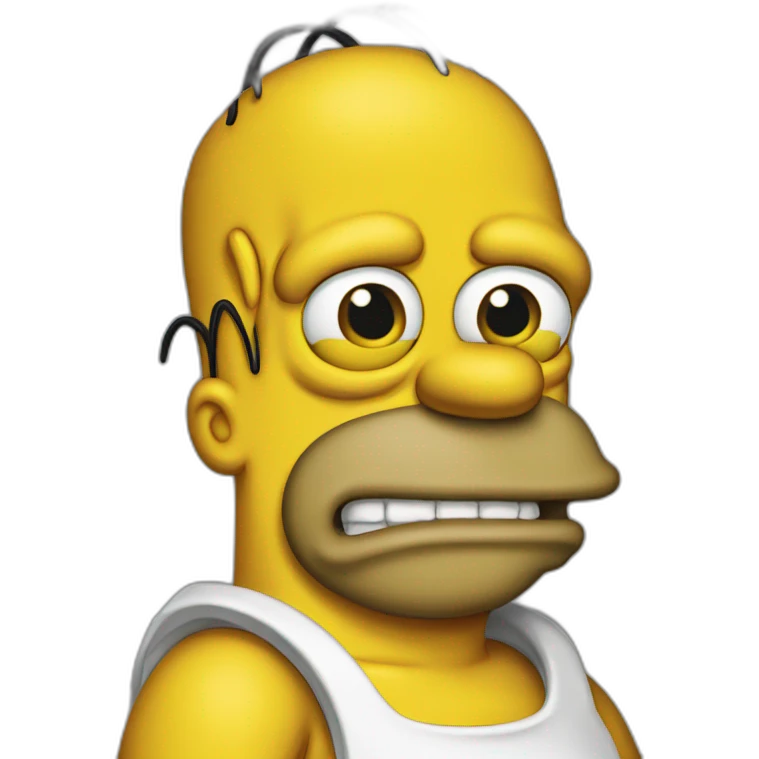 homer simpson drool emoji