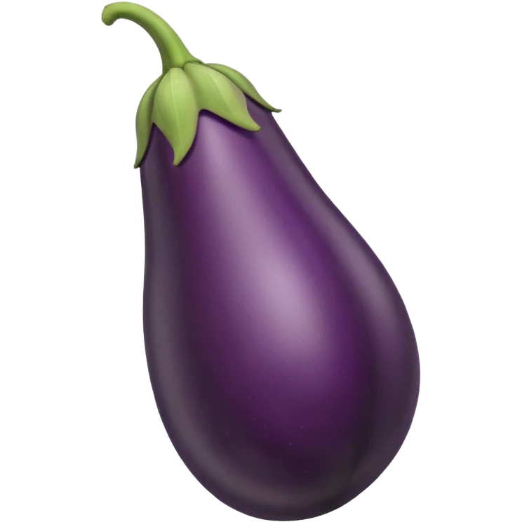 very long straight single eggplant emoji