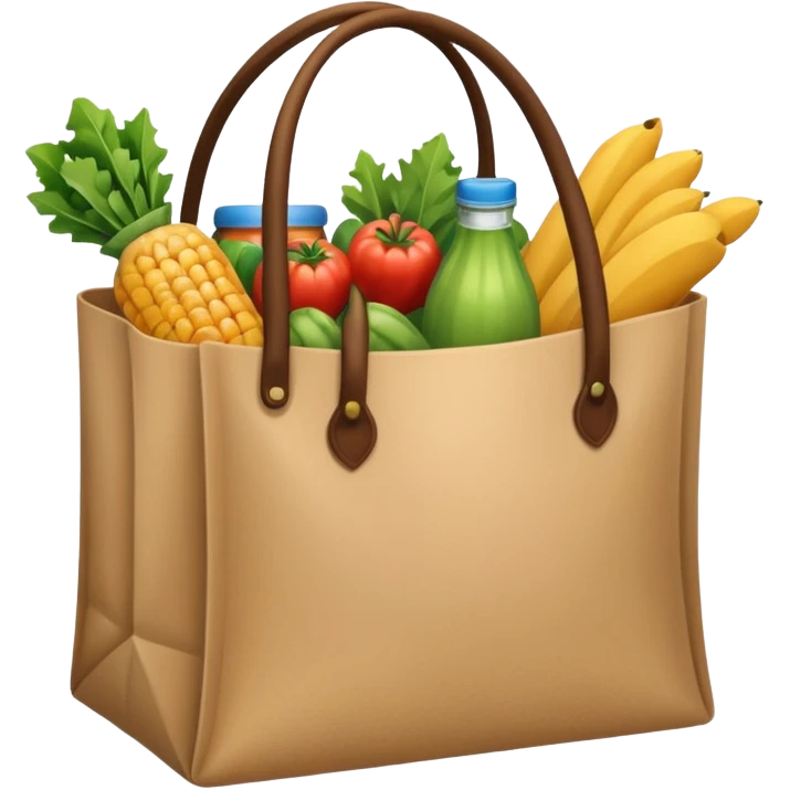 groceries in a bag emoji