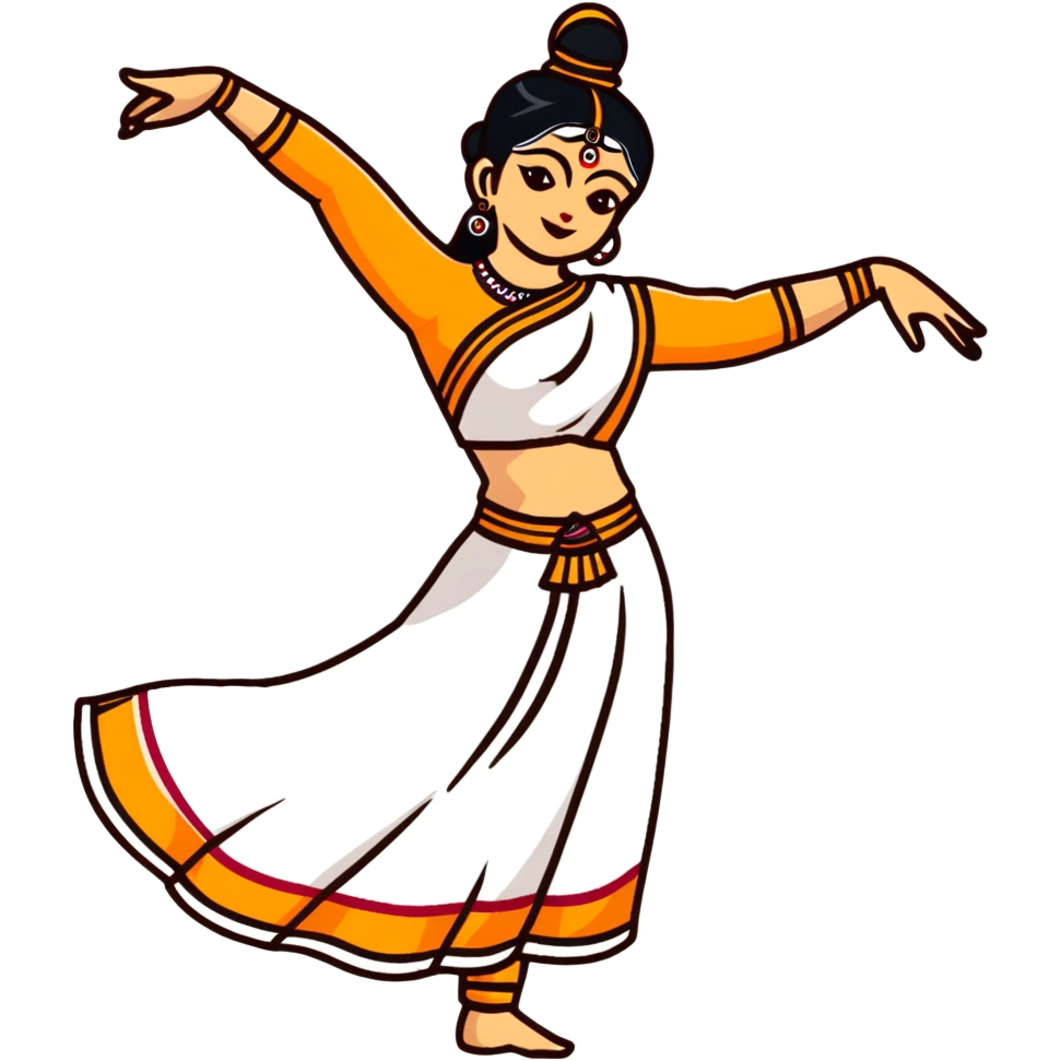 Indian dance.  emoji