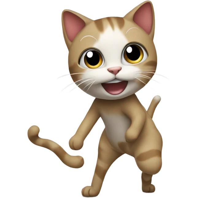 Twerking cat emoji