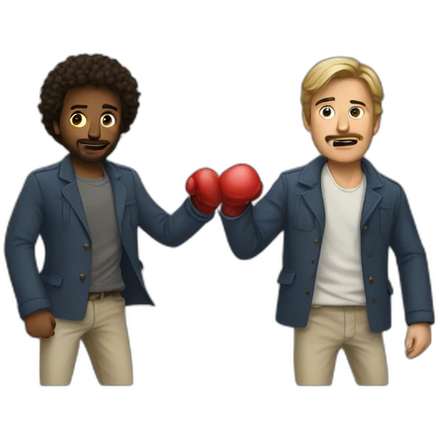 Henri vs Ludovic emoji
