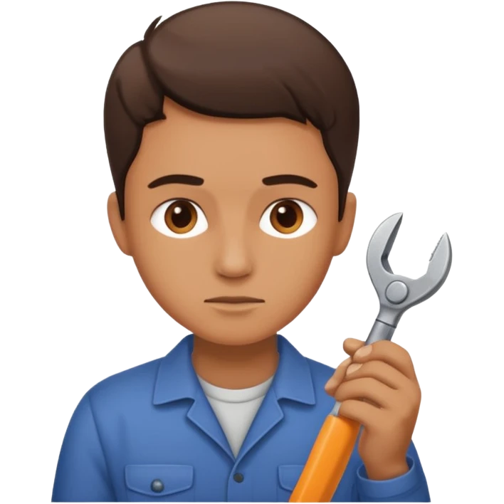 person Repairing a tool emoji