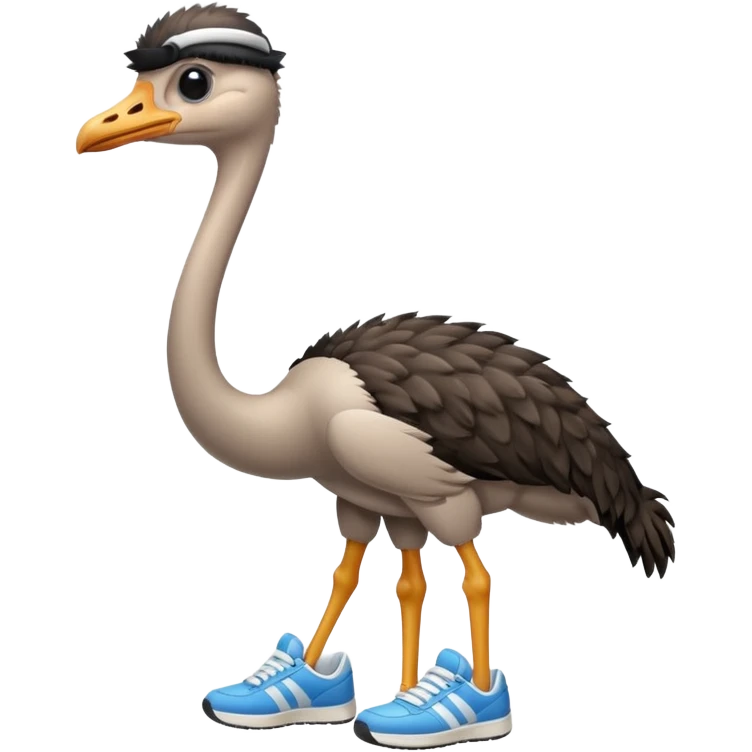  ostrich-in-sneakers emoji