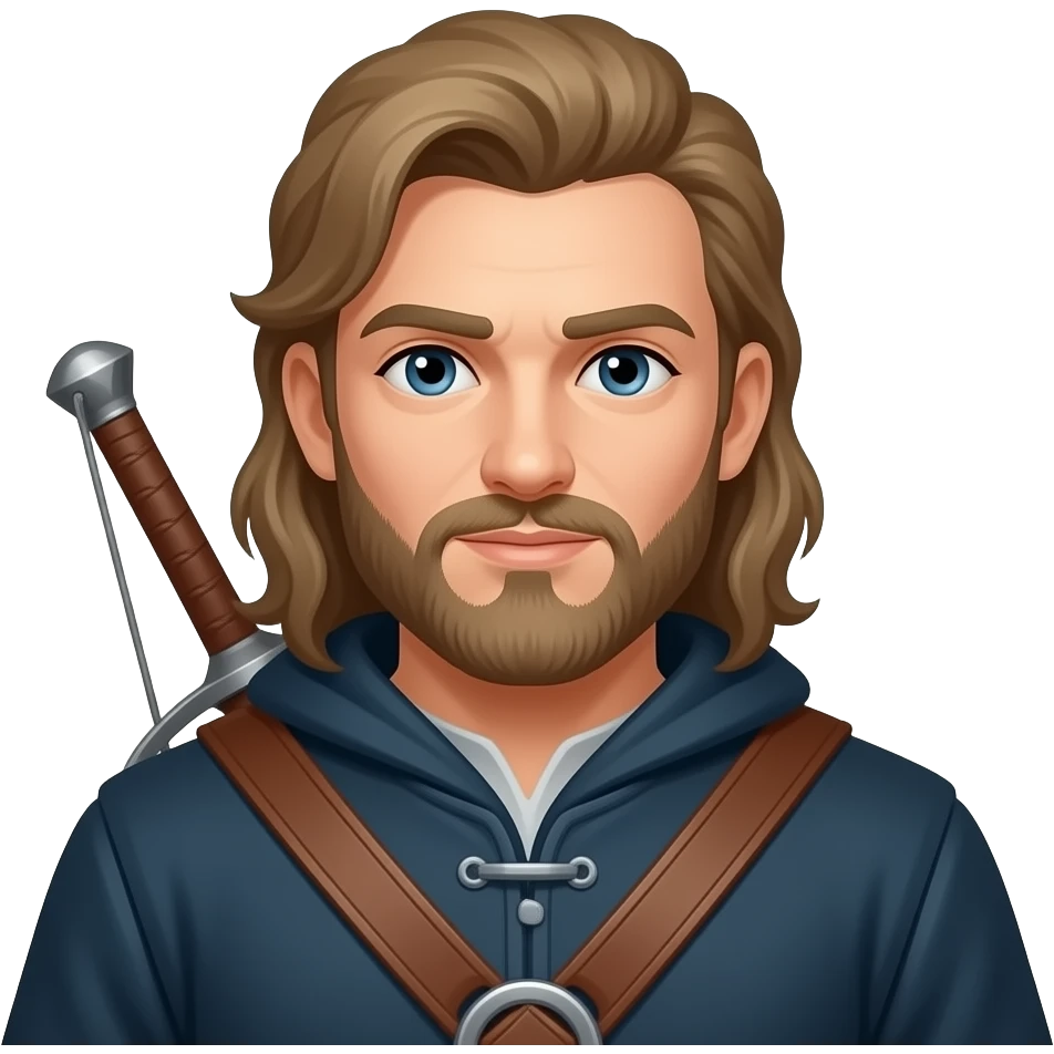 A medieval ranger emoji