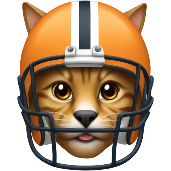 cat football helmet emoji
