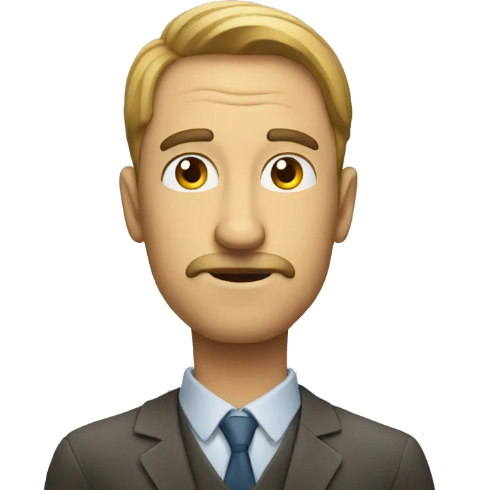 Man thinking  emoji