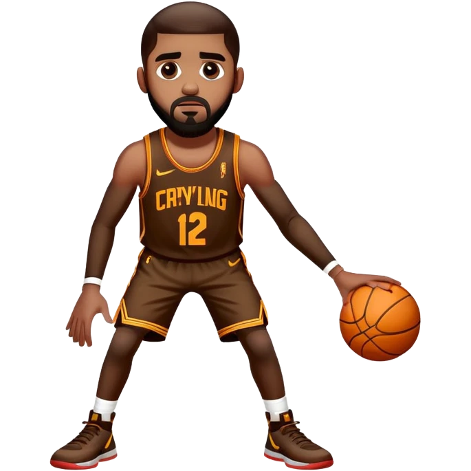 Kyrie Irving dribbling  emoji