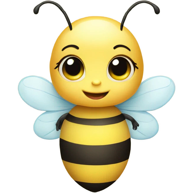 cute baby bee emoji