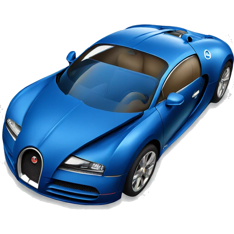 Blue Bugatti  emoji