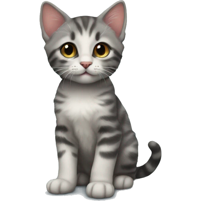 Small kitten adorable emoji