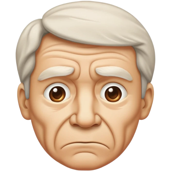 Wrinkle nose frowning face emoji